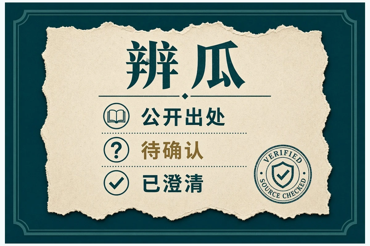 辨瓜核对公开出处